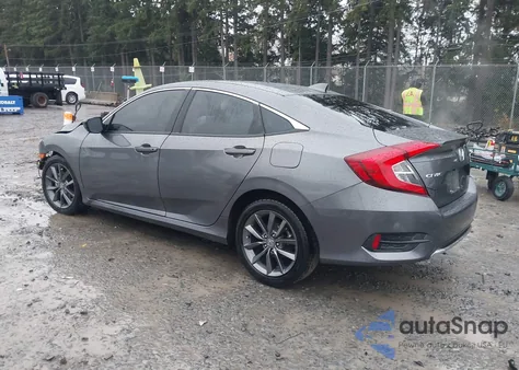 2019 Honda Civic Ex-L из США, поврежденный, VIN JHMFC1F7XKX009907
